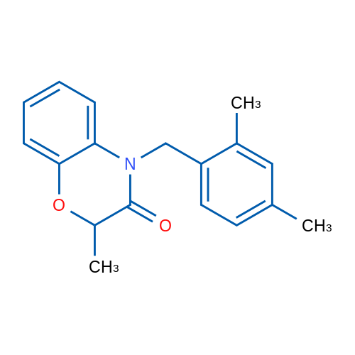 4-[(2,4-Dimethylphenyl)methyl]-2-methyl-3,4-dihydro-2H-1,4-benzoxazin-3-one 1g