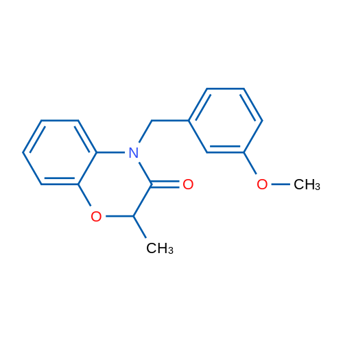 4-[(3-Methoxyphenyl)methyl]-2-methyl-3,4-dihydro-2H-1,4-benzoxazin-3-one 1g