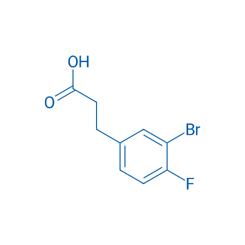 3-(3-Bromo-4-fluorophenyl)propanoic acid 100mg