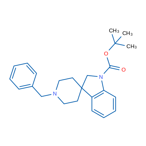 tert-Butyl 1'-benzylspiro[indoline-3,4'-piperidine]-1-carboxylate 1g