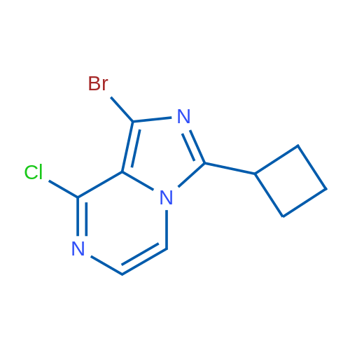 1-Bromo-8-chloro-3-cyclobutylimidazo[1,5-a]pyrazine 1g