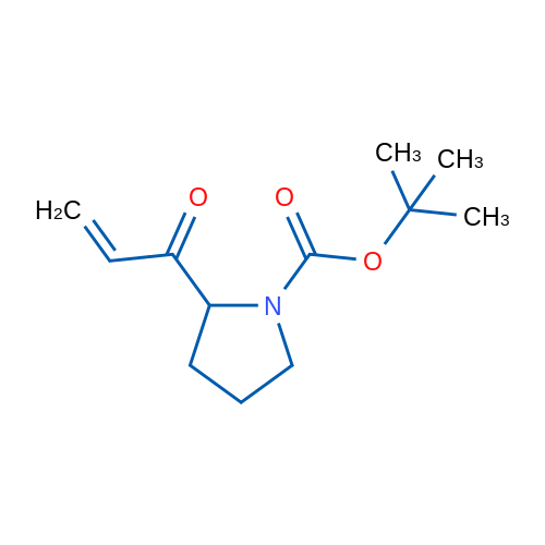 tert-Butyl 2-(prop-2-enoyl)pyrrolidine-1-carboxylate 1g