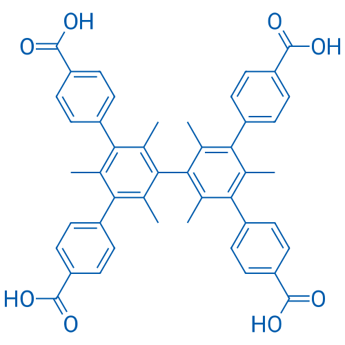 5',5''-Bis(4-carboxyphenyl)-2',2'',4',4'',6',6''-hexamethyl-[1,1':3',1'':3'',1'''-quaterphenyl]-4,4'''-dicarboxylic acid 100mg