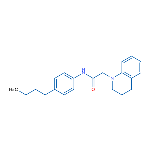 N-(4-Butylphenyl)-2-(1,2,3,4-tetrahydroquinolin-1-yl)acetamide 1g