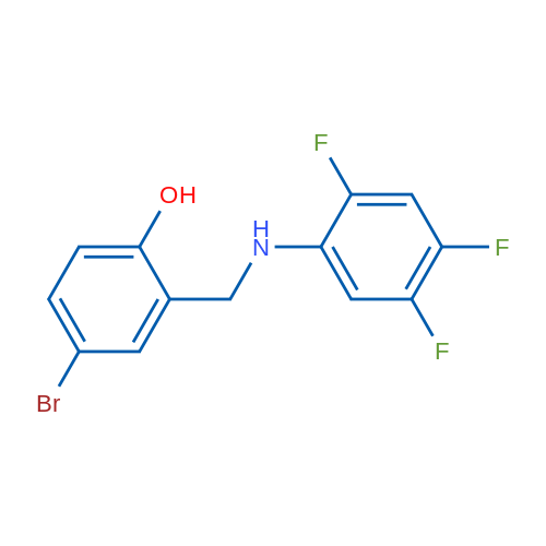 4-Bromo-2-{[(2,4,5-trifluorophenyl)amino]methyl}phenol 1g