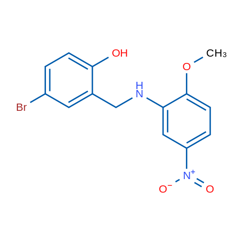 4-Bromo-2-{[(2-methoxy-5-nitrophenyl)amino]methyl}phenol 1g
