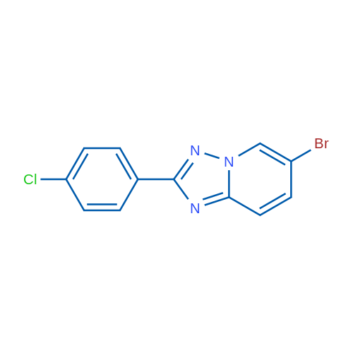 6-Bromo-2-(4-chlorophenyl)-[1,2,4]triazolo[1,5-a]pyridine 1g