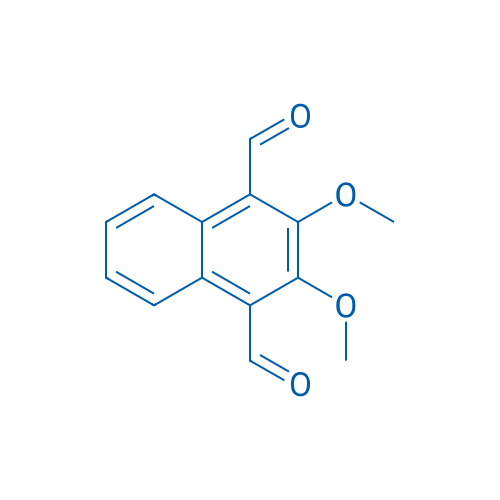 2,3-Dimethoxynaphthalene-1,4-dicarbaldehyde 250mg
