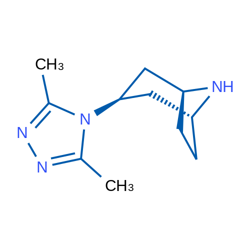 exo-3-(3,5-Dimethyl-4H-1,2,4-triazol-4-yl)-8-azabicyclo[3.2.1]octane 1g