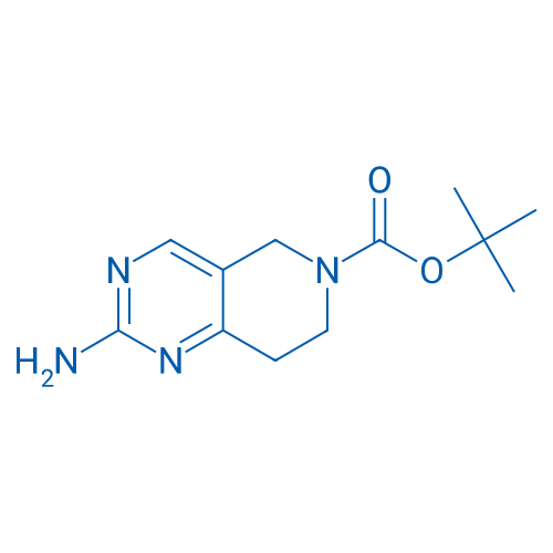 tert-Butyl 2-amino-7,8-dihydropyrido[4,3-d]pyrimidine-6(5H)-carboxylate 250mg
