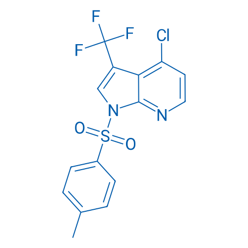 4-Chloro-1-tosyl-3-(trifluoromethyl)-1H-pyrrolo[2,3-b]pyridine 1g