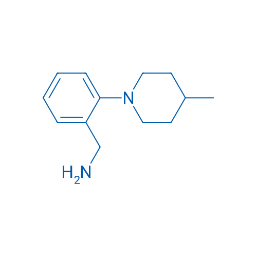(2-(4-Methylpiperidin-1-yl)phenyl)methanamine 250mg