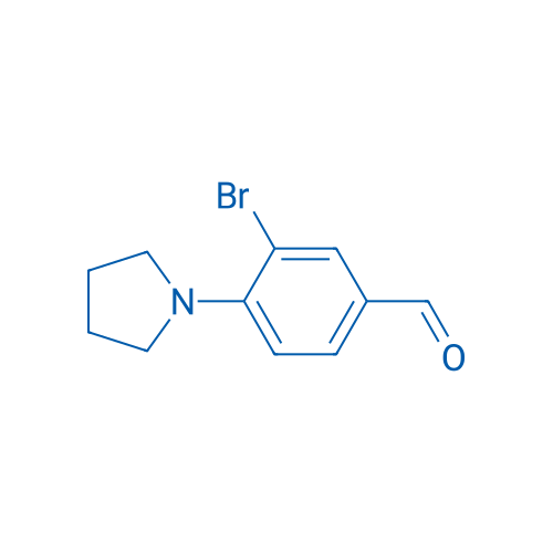 3-bromo-4-(pyrrolidin-1-yl)benzaldehyde 250mg