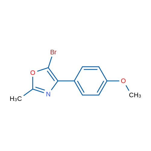 5-Bromo-4-(4-methoxyphenyl)-2-methyloxazole 1g