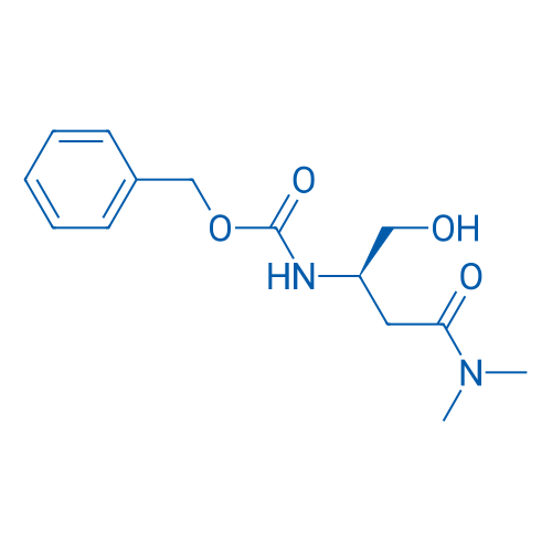 N-[(1R)-3-(Dimethylamino)-1-(hydroxymethyl)-3-oxopropyl]carbamic acid phenylmethyl ester 250mg