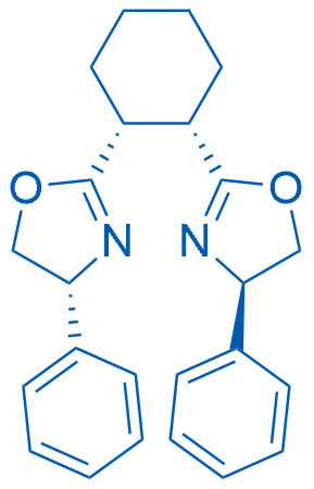 (1R,2S)-1,2-Bis(rel-(R)-4-phenyl-4,5-dihydrooxazol-2-yl)cyclohexane 1g