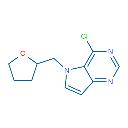 4-Chloro-5-((tetrahydrofuran-2-yl)methyl)-5H-pyrrolo[3,2-d]pyrimidine 1g