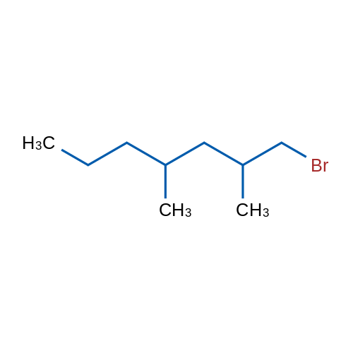 1-Bromo-2,4-dimethylheptane 1g
