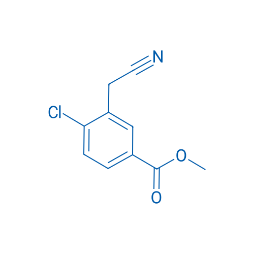 Methyl 4-chloro-3-(cyanomethyl)benzoate 25g