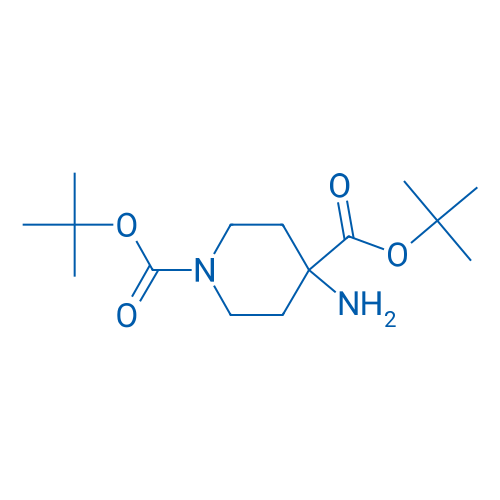 Di-tert-butyl 4-aminopiperidine-1,4-dicarboxylate 250mg