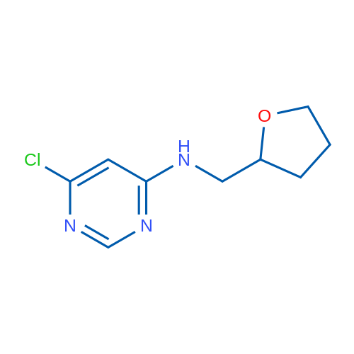 6-Chloro-N-((tetrahydrofuran-2-yl)methyl)pyrimidin-4-amine 250mg