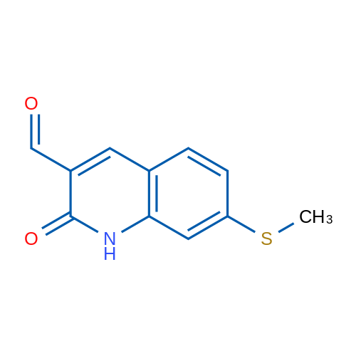 7-(Methylthio)-2-oxo-1,2-dihydroquinoline-3-carbaldehyde 1g