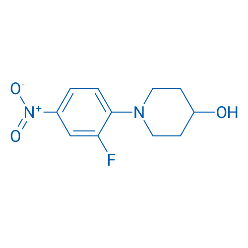 1-(2-Fluoro-4-nitrophenyl)piperidin-4-ol 250mg