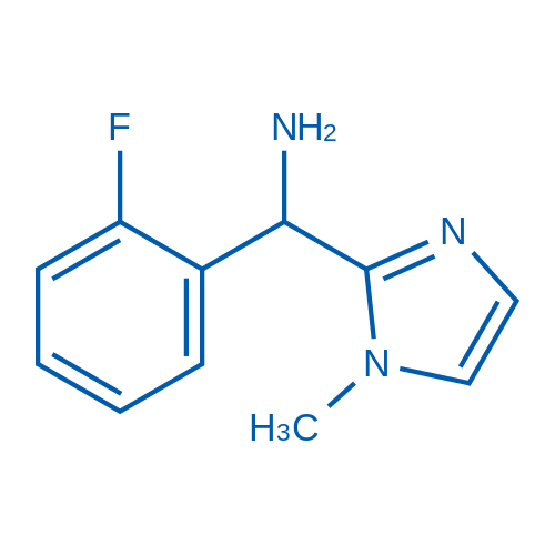 (2-Fluorophenyl)(1-methyl-1H-imidazol-2-yl)methanamine 100mg