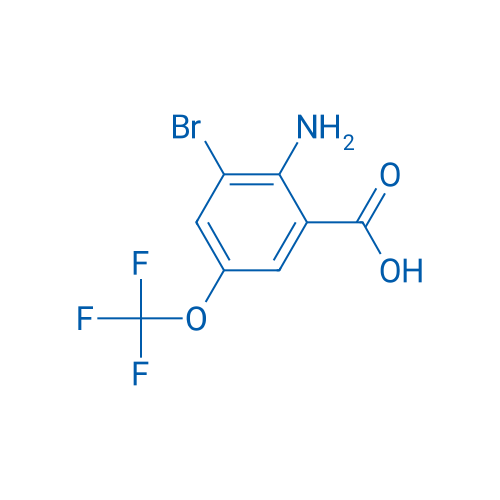 2-Amino-3-bromo-5-(trifluoromethoxy)benzoic acid 1g