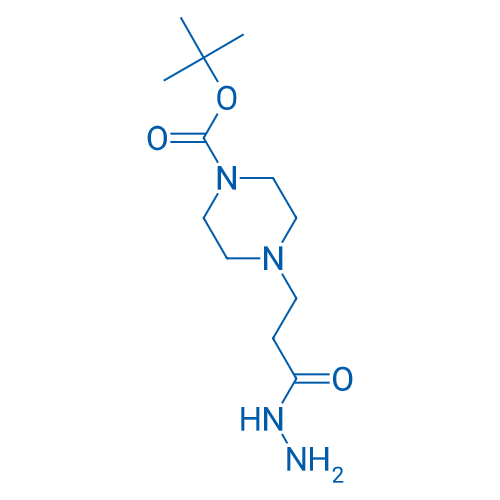 tert-Butyl 4-(3-hydrazinyl-3-oxopropyl)piperazine-1-carboxylate 250mg