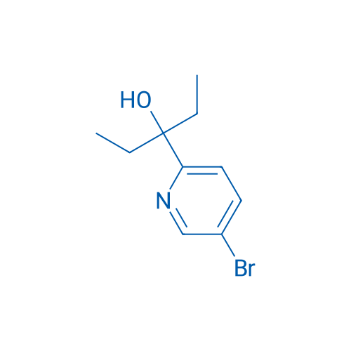 3-(5-Bromopyridin-2-yl)pentan-3-ol 250mg