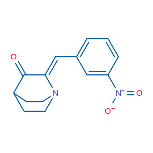 (2Z)-2-[(3-Nitrophenyl)methylidene]-1-azabicyclo[2.2.2]octan-3-one 1g