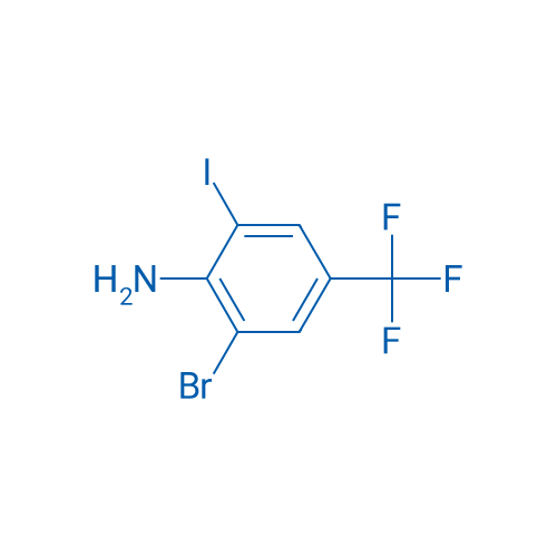 2-Bromo-6-iodo-4-(trifluoromethyl)aniline 1g