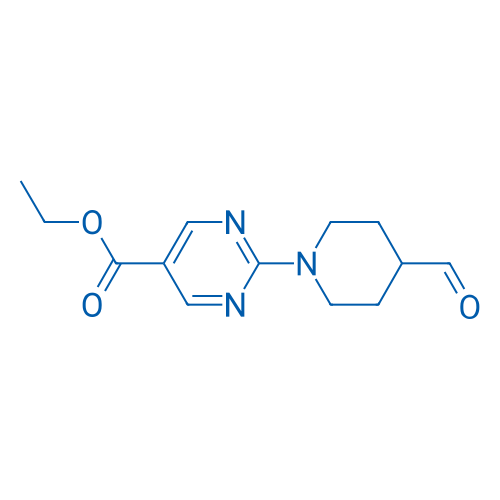 ETHYL 2-(4-FORMYLPIPERIDIN-1-YL)PYRIMIDINE-5-CARBOXYLATE 250mg