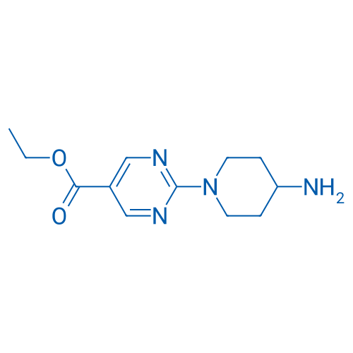 Ethyl 2-(4-aminopiperidin-1-yl)pyrimidine-5-carboxylate 250mg
