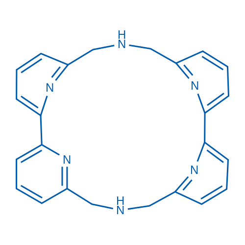4,9-Diaza-1,2,6,7(2,6)-tetrapyridinacyclodecaphane 250mg