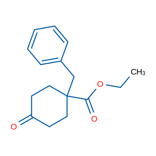 Ethyl 1-benzyl-4-oxocyclohexanecarboxylate 1g