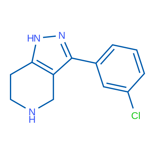 1H-pyrazolo[4,3-c]pyridine, 3-(3-chlorophenyl)-4,5,6,7-tetrahydro- 1g