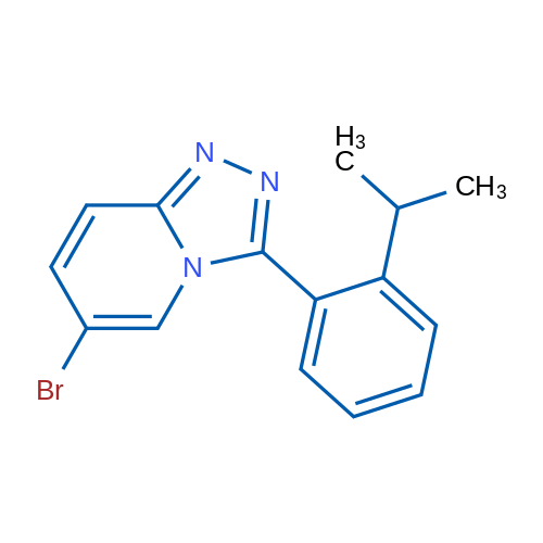 6-Bromo-3-(2-isopropylphenyl)-[1,2,4]triazolo[4,3-a]pyridine 1g