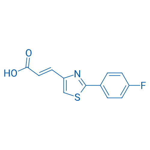 3-[2-(4-Fluorophenyl)-1,3-thiazol-4-yl]prop-2-enoic acid 5g