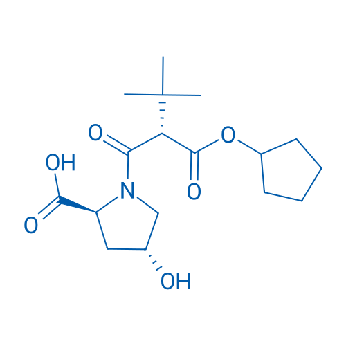 (2S,4R)-1-((S)-2-((Cyclopentyloxy)carbonyl)-3,3-dimethylbutanoyl)-4-hydroxypyrrolidine-2-carboxylic acid 1g