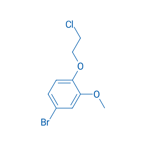 4-Bromo-1-(2-chloroethoxy)-2-methoxybenzene 250mg