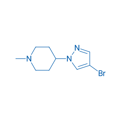 4-(4-Bromo-1H-pyrazol-1-yl)-1-methylpiperidine 100mg