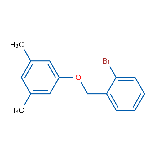 1-((2-Bromobenzyl)oxy)-3,5-dimethylbenzene 1g