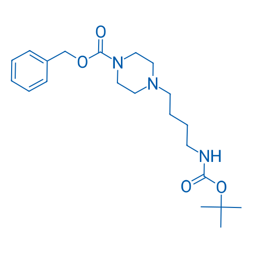 Benzyl 4-(4-((tert-butoxycarbonyl)amino)butyl)piperazine-1-carboxylate 1g