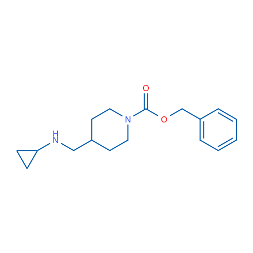 Benzyl 4-((cyclopropylamino)methyl)piperidine-1-carboxylate 1g