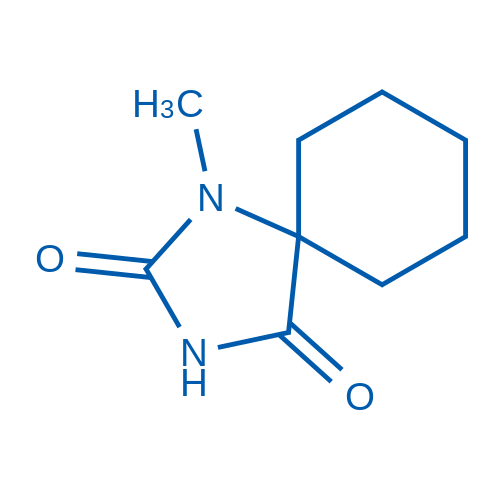 1-Methyl-1,3-diazaspiro[4.5]decane-2,4-dione 1g
