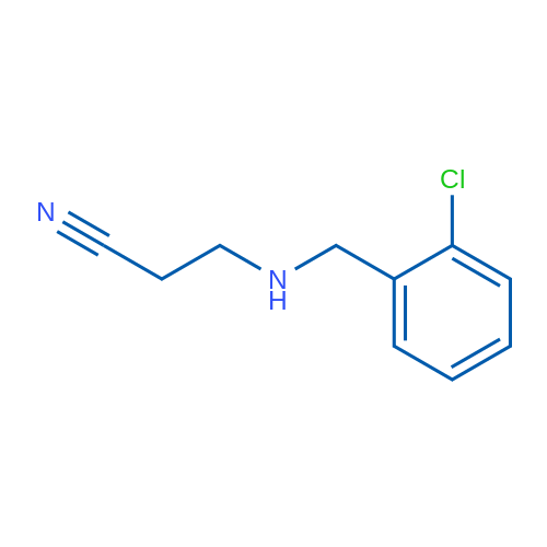 3-((2-Chlorobenzyl)amino)propanenitrile 1g
