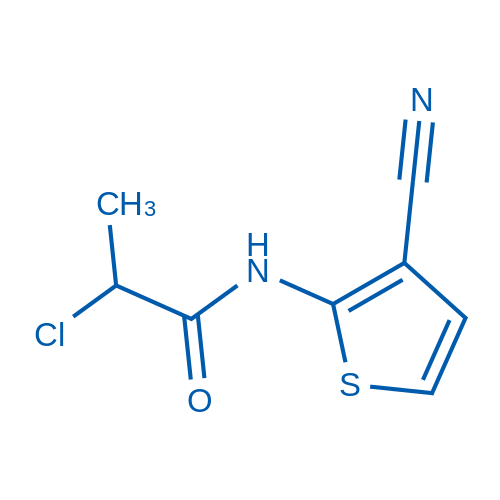 2-Chloro-N-(3-cyanothiophen-2-yl)propanamide 1g