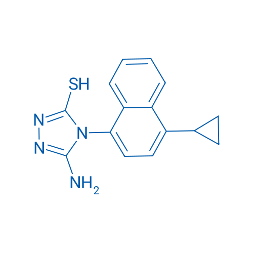 5-Amino-4-(4-cyclopropylnaphthalen-1-yl)-4H-1,2,4-triazole-3-thiol 1g